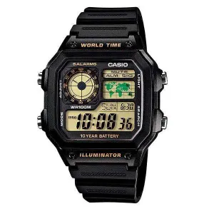 Casio AE-1200WH-1BVDF Black Resin Watch for Men