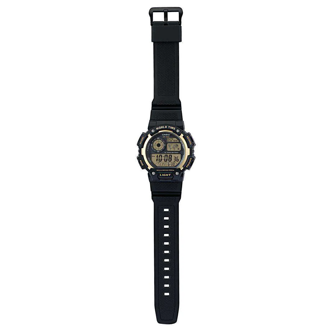 Casio AE-1400WH-9AVDF Black Resin Watch for Men
