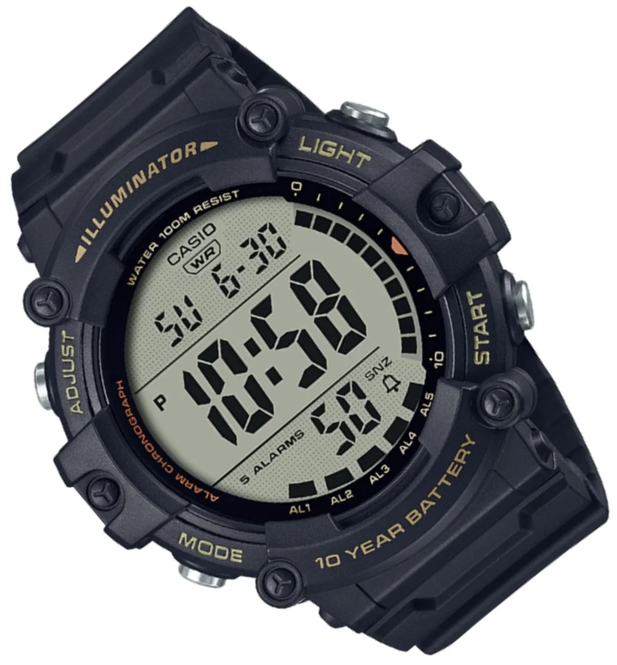 Casio AE-1500WHX-1A Black Resin Strap Watch for Men