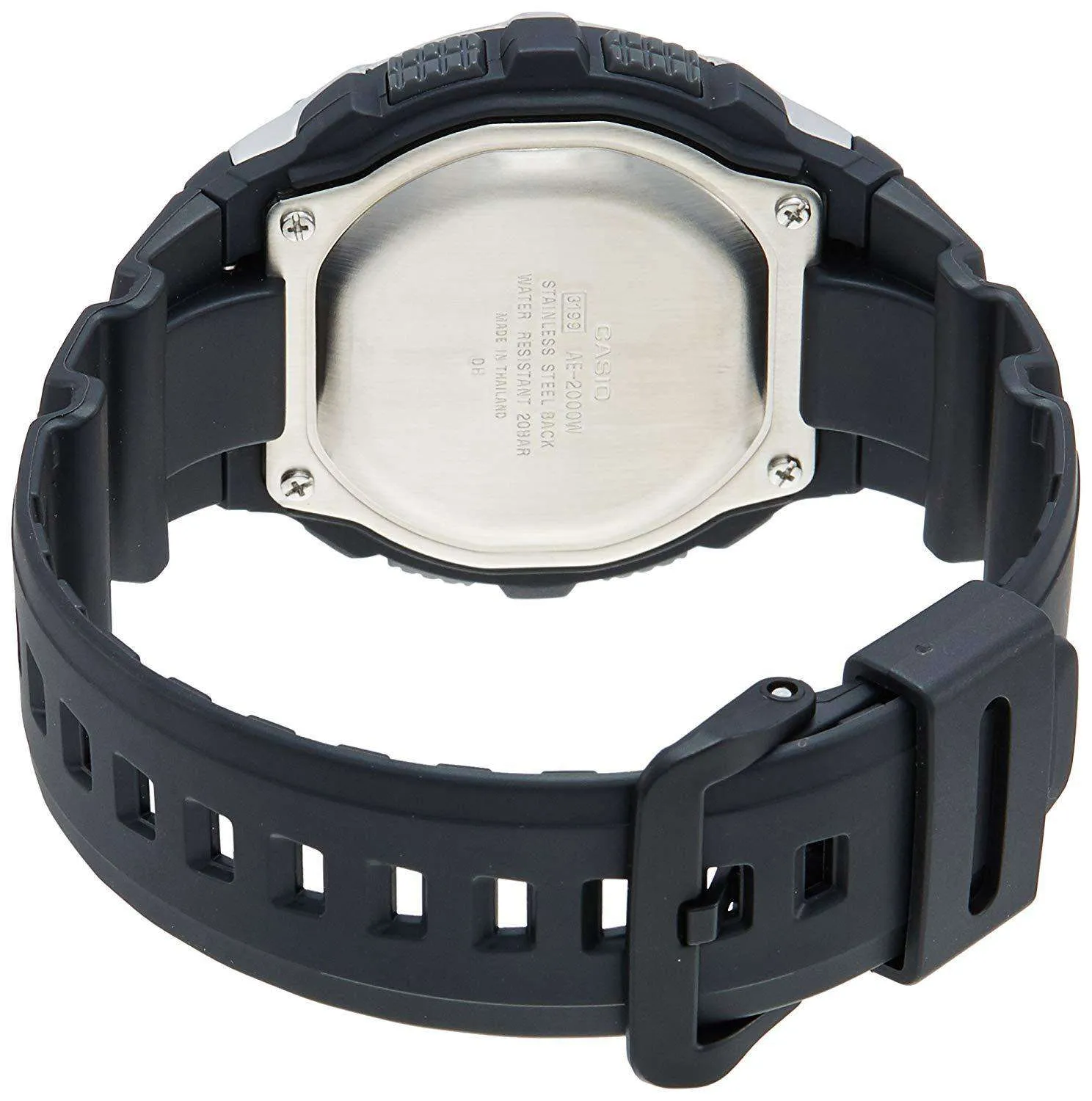 Casio AE-2000W-1A Black Resin Strap Watch for Men