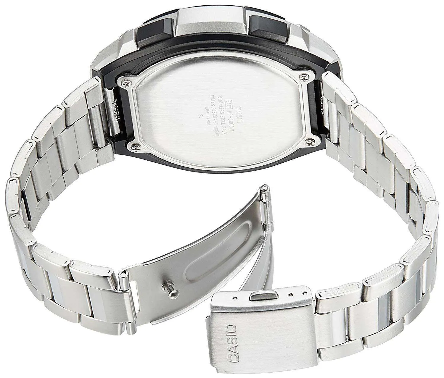 Casio AE-3000WD-1AVDF Silver Stainless Watch for Men