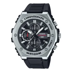 Casio Analog Black Dial Black Resin Band Watch MWA300H-1A