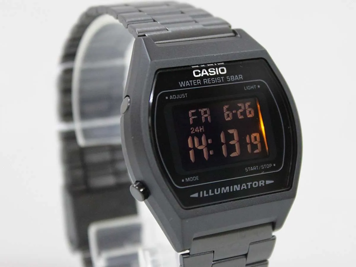 Casio B640WB-1B Black Stainless Watch for Men and Women