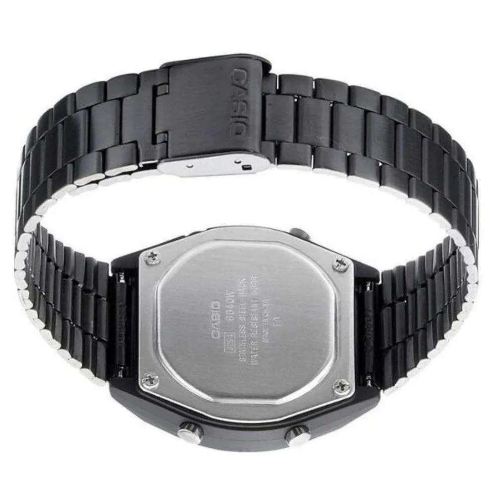 Casio B640WB-1B Black Stainless Watch for Men and Women