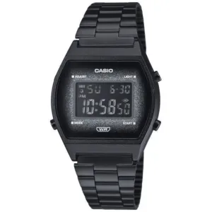 Casio B640WBG-1BDF Black Stainless Strap Watch for Men and Women