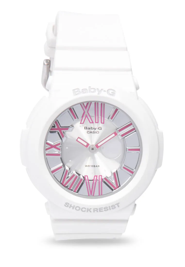 Casio Baby-g BGA-160-7B2ER Digital Analog Rubber Strap Watch For Women