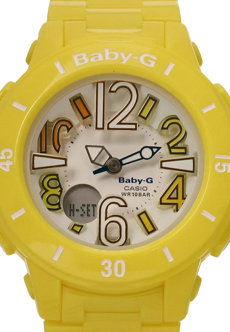 Casio Baby-g BGA-170-9BDR Digital Analog Rubber Strap Watch For Women