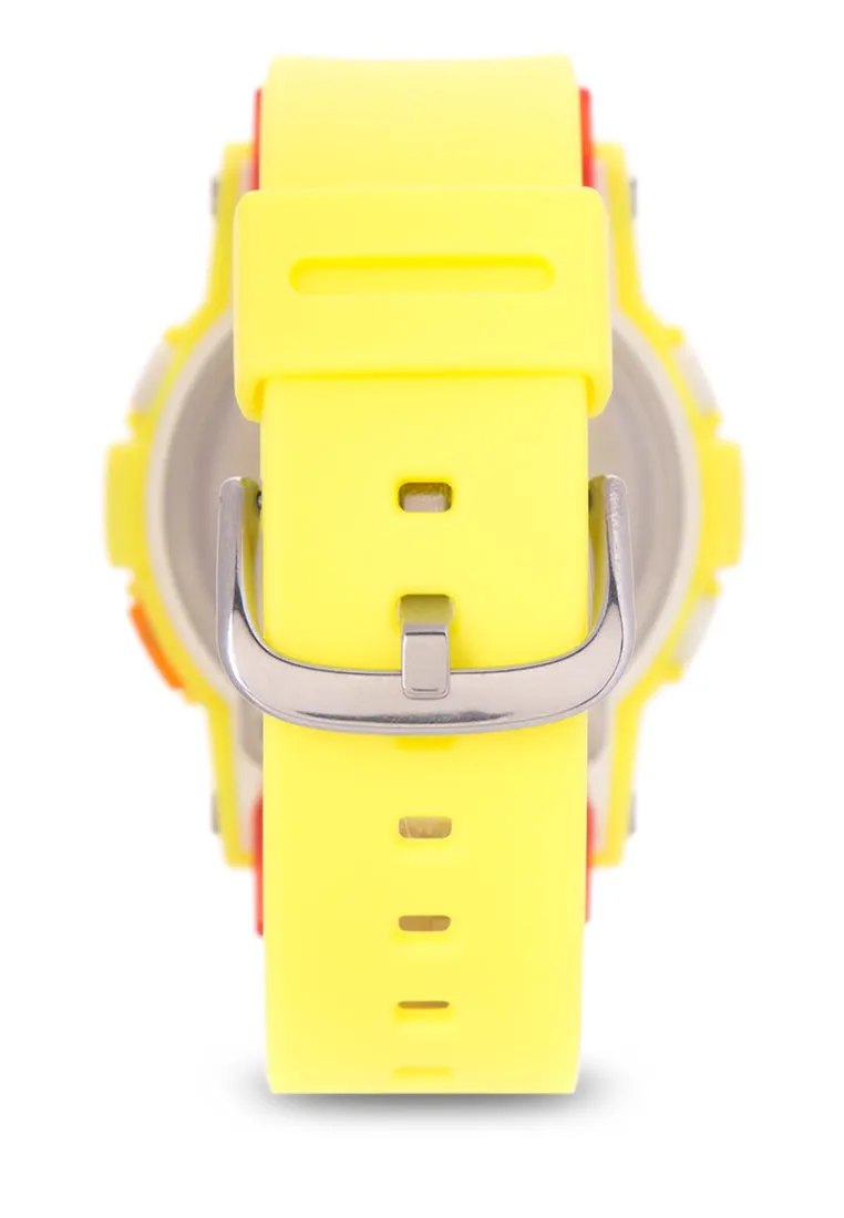 Casio Baby-g BGA-180-9B Digital Analog Rubber Strap Watch For Women