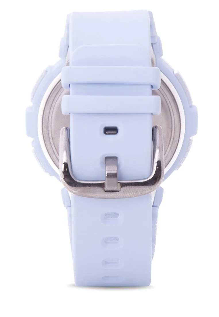 Casio Baby-g BGA-190BC-2B Digital Analog Rubber Strap Watch For Women
