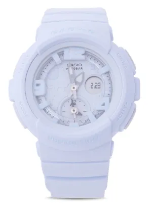 Casio Baby-g BGA-190BC-2B Digital Analog Rubber Strap Watch For Women