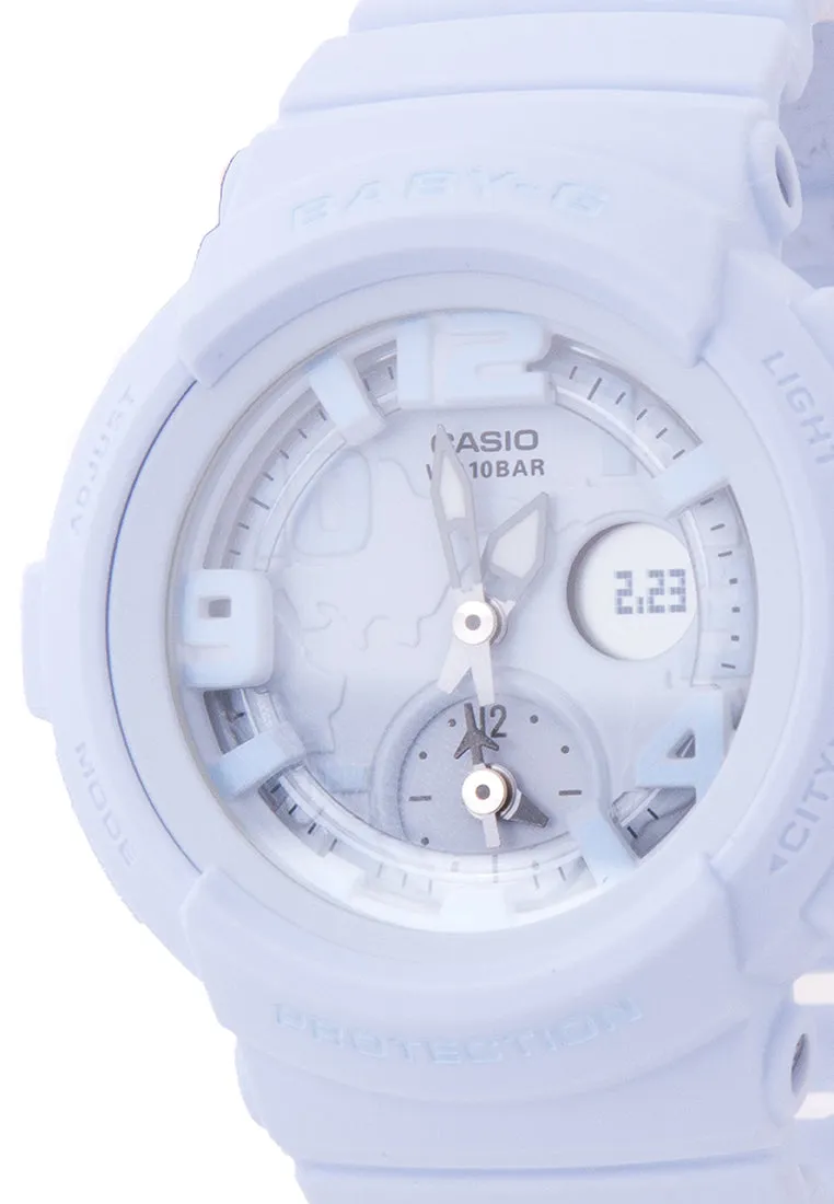 Casio Baby-g BGA-190BC-2B Digital Analog Rubber Strap Watch For Women