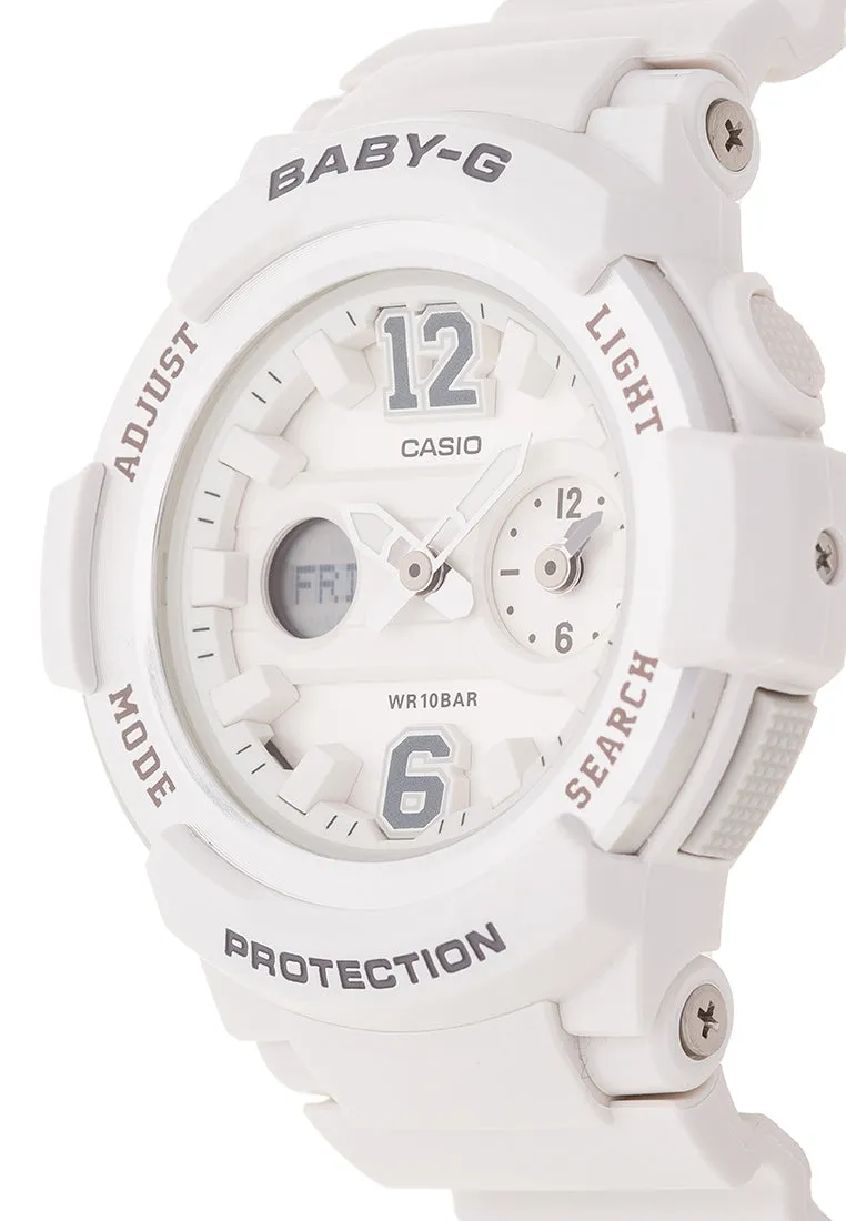 Casio Baby-g BGA-210-7B4DR Digital Analog Rubber Strap Watch For Women