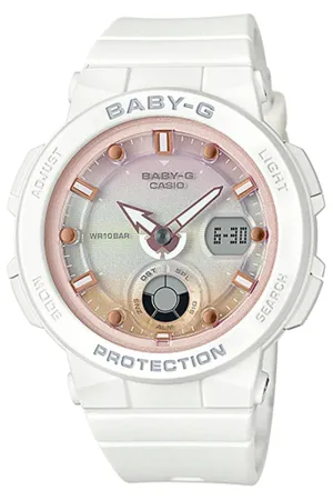 Casio Baby-g BGA-250-7A2 Digital Analog Rubber Strap Watch For Women