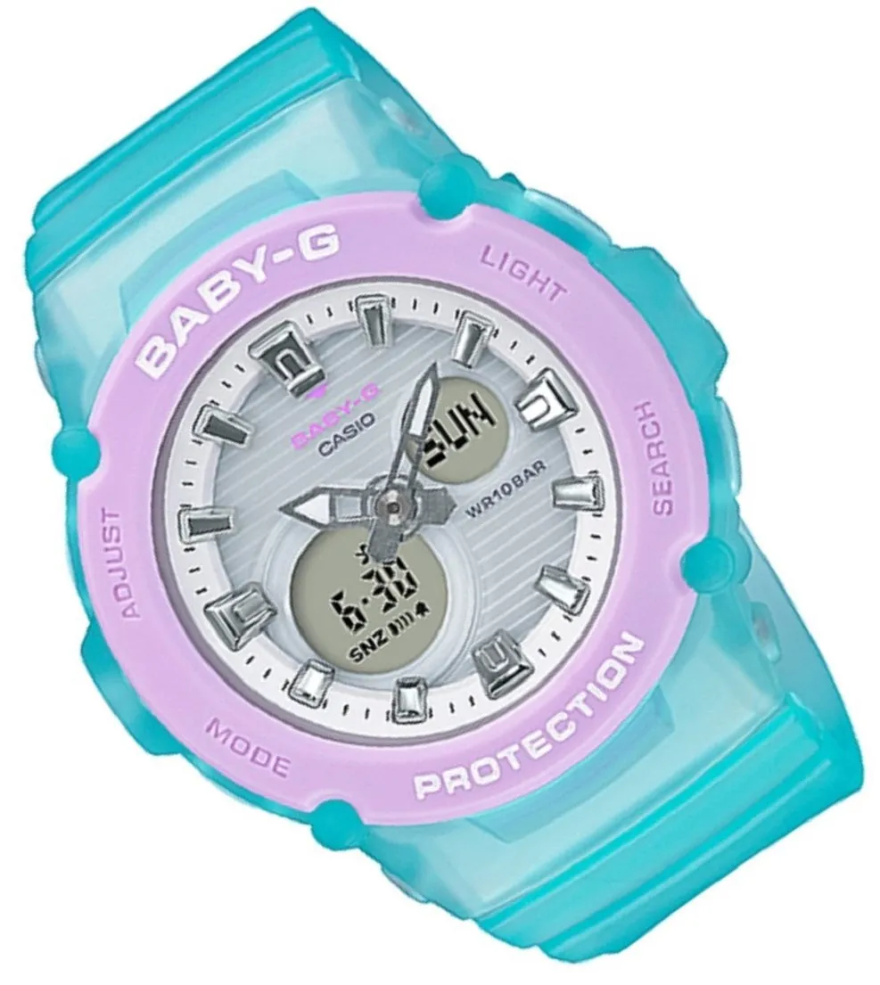 Casio Baby-g BGA-270-2A Digital Analog Rubber Strap Watch For Women