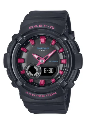 Casio Baby-g BGA-280DN-1A Digital Analog Rubber Strap Watch for Women