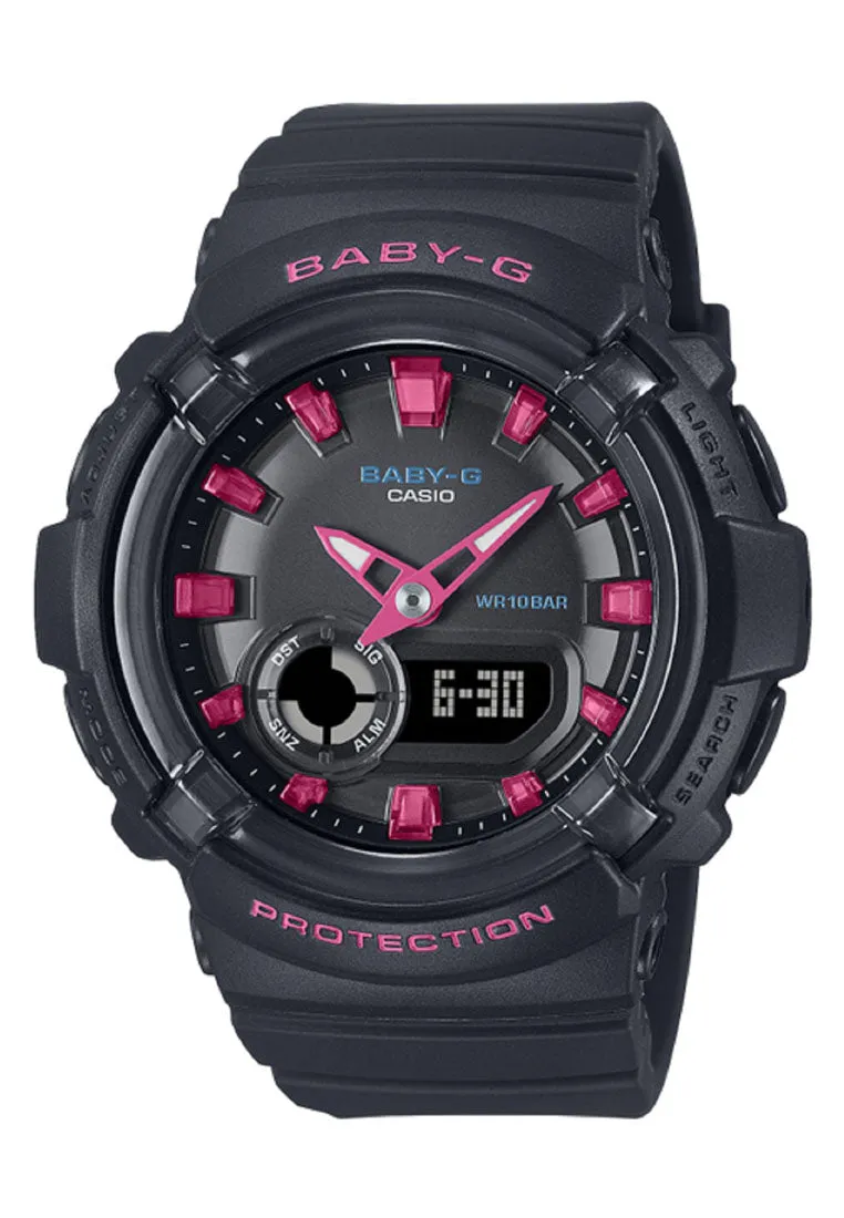 Casio Baby-g BGA-280DN-1A Digital Analog Rubber Strap Watch for Women