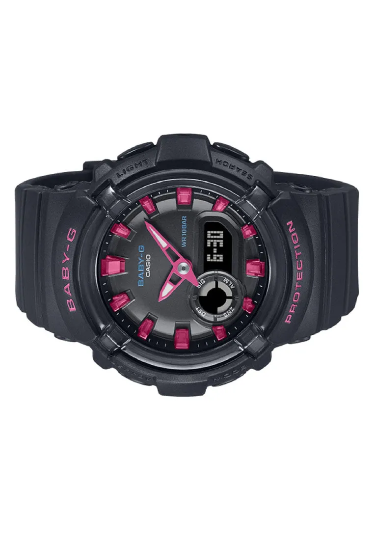 Casio Baby-g BGA-280DN-1A Digital Analog Rubber Strap Watch for Women