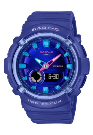 Casio Baby-g BGA-280DN-2A Digital Analog Rubber Strap Watch for Women