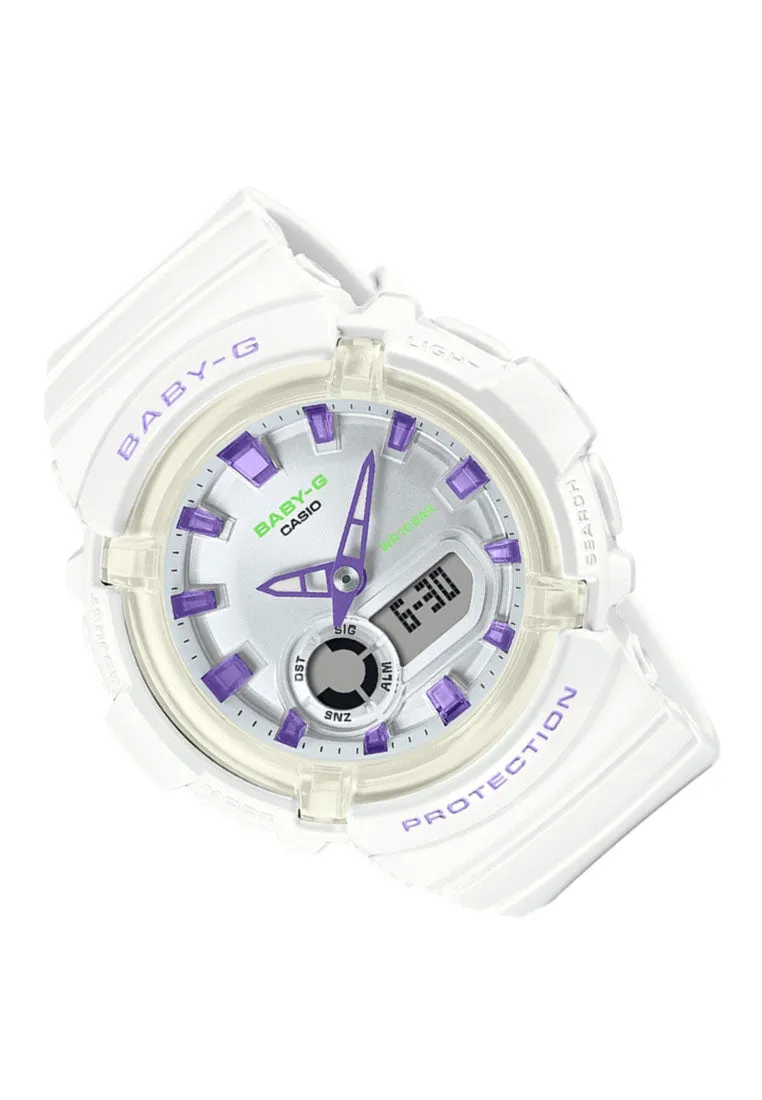 Casio Baby-g BGA-280DN-7A Digital Analog Rubber Strap Watch for Women