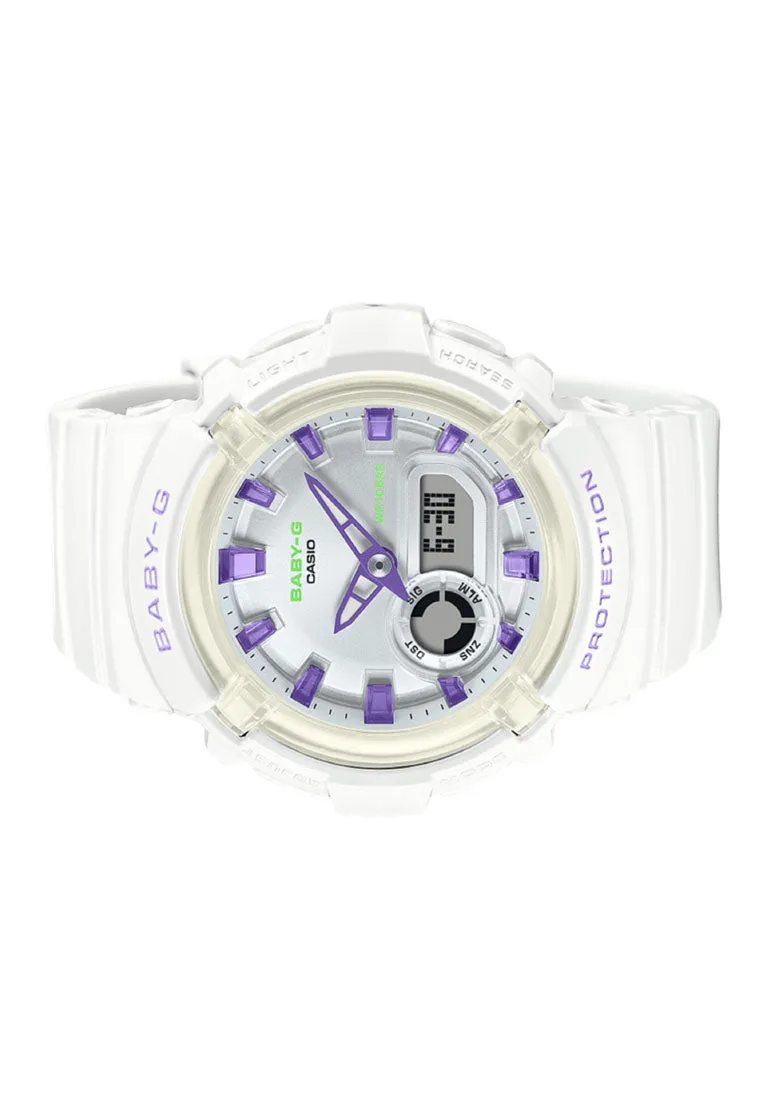 Casio Baby-g BGA-280DN-7A Digital Analog Rubber Strap Watch for Women
