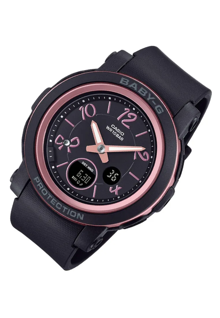 Casio Baby-g BGA-290RA-1A Digital Analog Rubber Strap Watch for Women