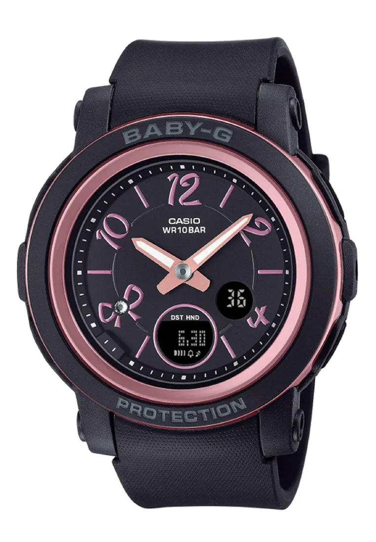 Casio Baby-g BGA-290RA-1A Digital Analog Rubber Strap Watch for Women