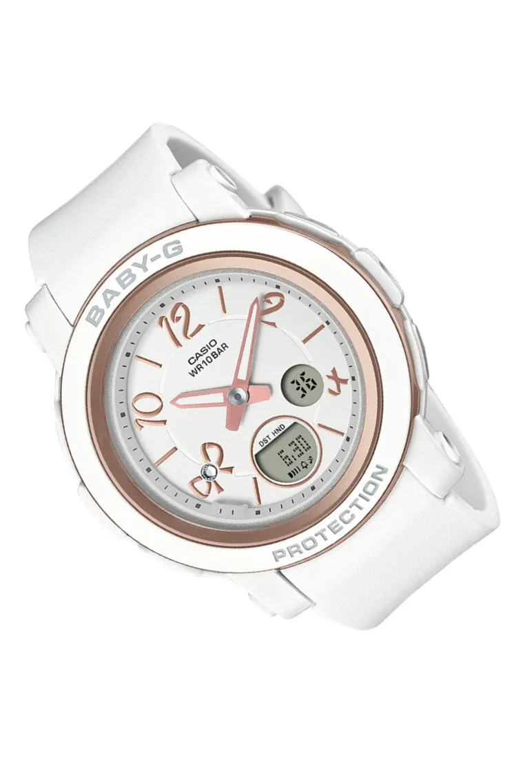 Casio Baby-g BGA-290RA-7A Digital Analog Rubber Strap Watch for Women