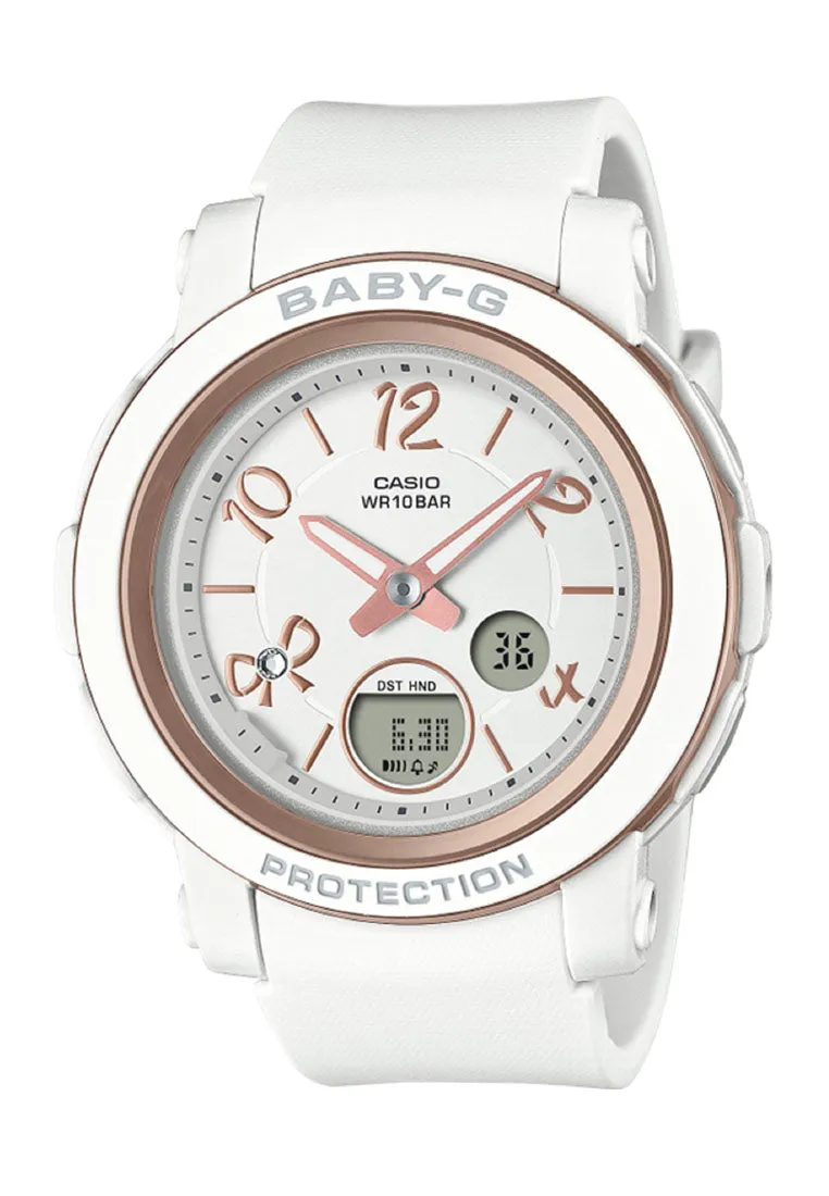 Casio Baby-g BGA-290RA-7A Digital Analog Rubber Strap Watch for Women