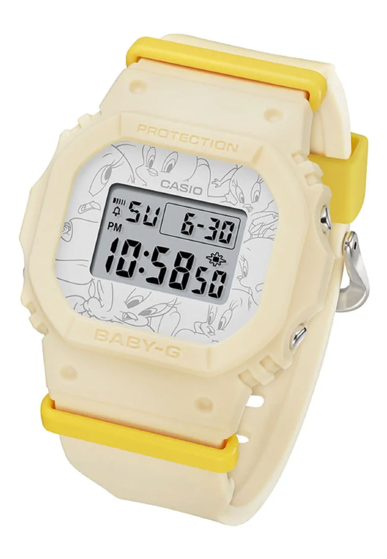 Casio Baby-g BGD-565TW-5DR Tweety Digital Rubber Strap Watch for Women