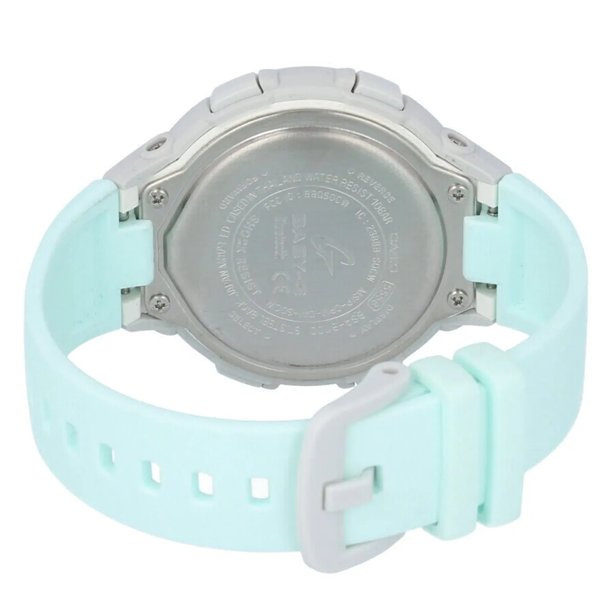 Casio Baby-g BSA-B100MC-8A Bluetooth Digital Analog Rubber Strap Watch For Women