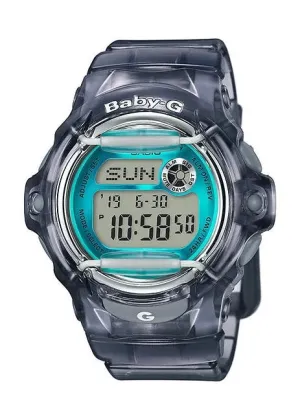 CASIO BABY-G DIGITAL TURQUOISE GREEN DIAL RESIN BAND BG169U-8B