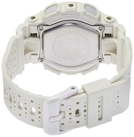 Casio Baby-G Female White Analogue/Digital Punching Pattern Series Watch Ba110Pp-7A