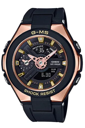 Casio Baby-g MSG-400G-1A1 Solar Digital Analog Rubber Strap Watch For Women