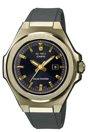 Casio Baby-g MSG-S500G-3A Solar Analog Rubber Strap Watch For Women