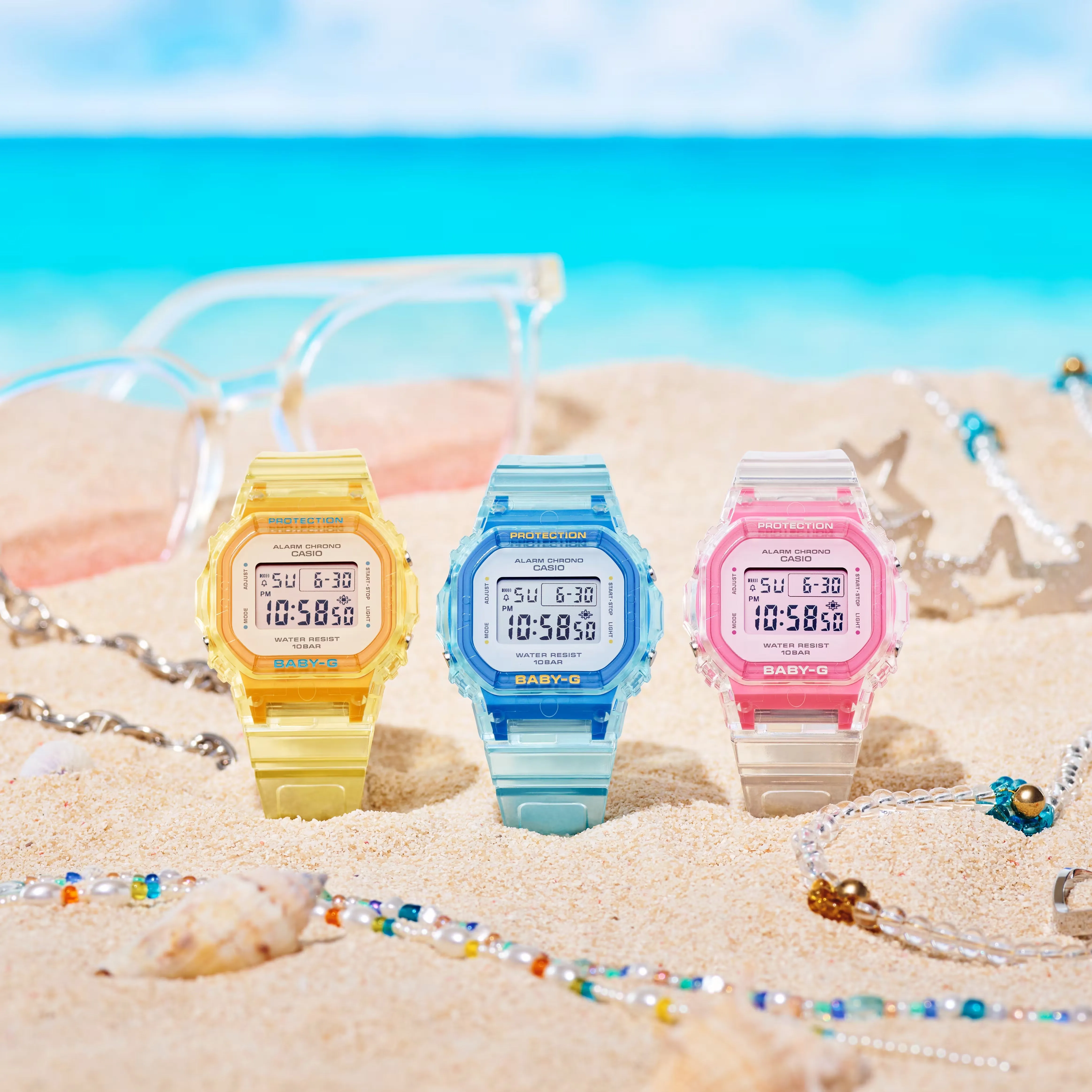 Casio Baby-G Perfect Summer Translucent/Blue Watch BGD565SJ-2