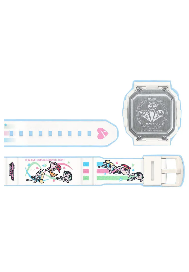 Casio Baby-g PLUS BGD-10KPP-7DR The Powerpuff Girl Series Digital Rubber Strap Watch for Women