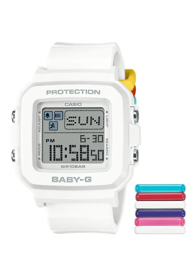 Casio Baby-g  Plus BGD-10L-7DR Digital Rubber Strap Watch For Women