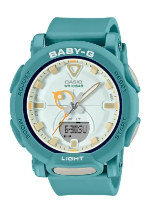 Casio BGA-310RP-3A Digital Analog Rubber Strap Watch for Women
