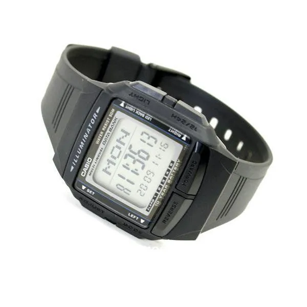 Casio DB-36-1A Black Resin Watch for Women and Men