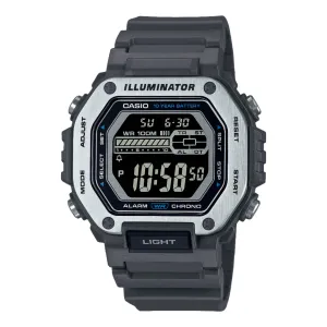 Casio Digital Black Dial Black Resin Band Watch MWD110H-8B