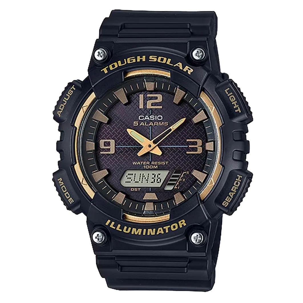 Casio Digital Black Resin Band Watch AQS810W-1A3