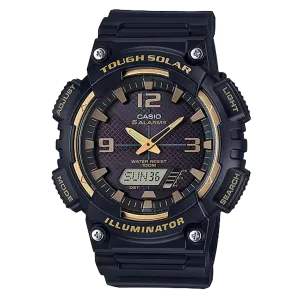 Casio Digital Black Resin Band Watch AQS810W-1A3
