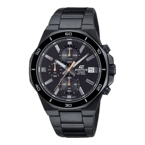 Casio Edifice Black Stainless Steel Strap Men Watch EFV-640DC-1AVUDF-P