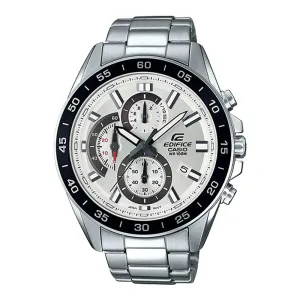 Casio Edifice Chronograph Silver Stainless Steel Strap Men Watch EFV-550D-7AVUDF