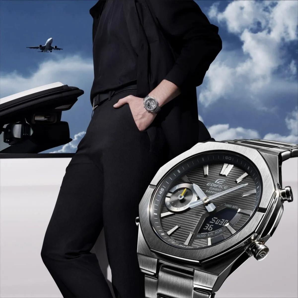 CASIO EDIFICE ECB-S10D SERIES SMARTPHONE LINK MODEL STEEL WATCH