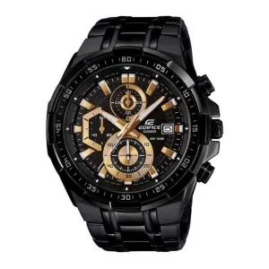 CASIO EDIFICE EFR-539BK-1AVUDF CHRONOGRAPH BLACK STAINLESS STEEL MEN'S WATCH