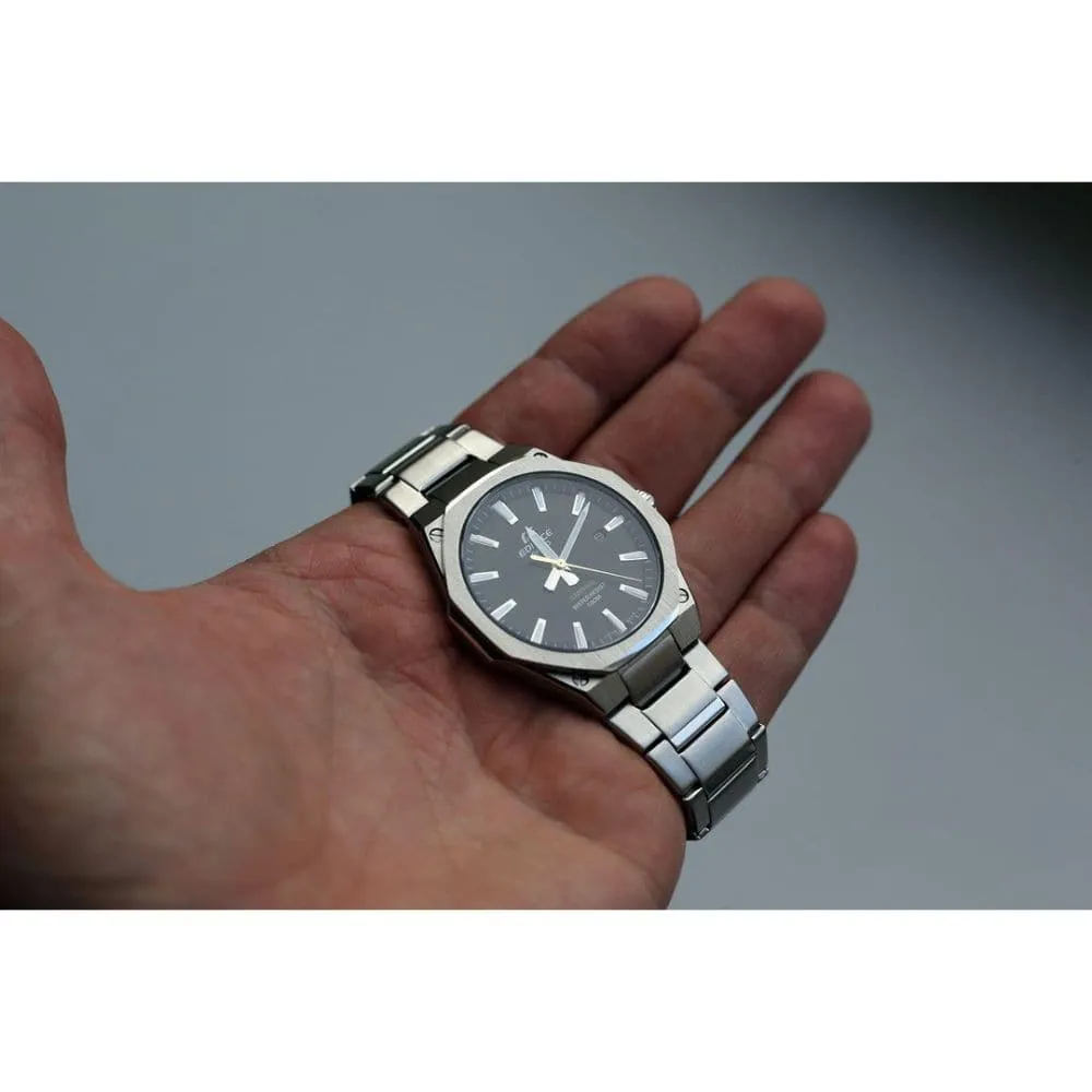 CASIO EDIFICE EFR-S108D-1AVUDF SILVER STAINLESS STRAP MEN'S WATCH
