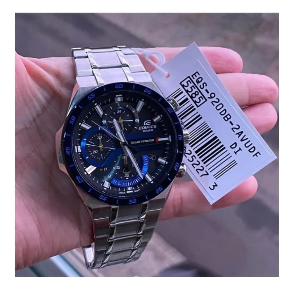 CASIO EDIFICE EQS-920DB-2AVUDF CHRONOGRAPH MEN'S WATCH