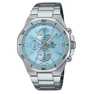 Casio Edifice Silver Stainless Steel Strap Men Watch EFV-640D-2BVUDF