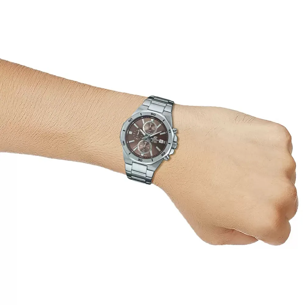 Casio Edifice Standard Chronograph Stainless Steel Band Men Watch EFV-640D-5AVUDF